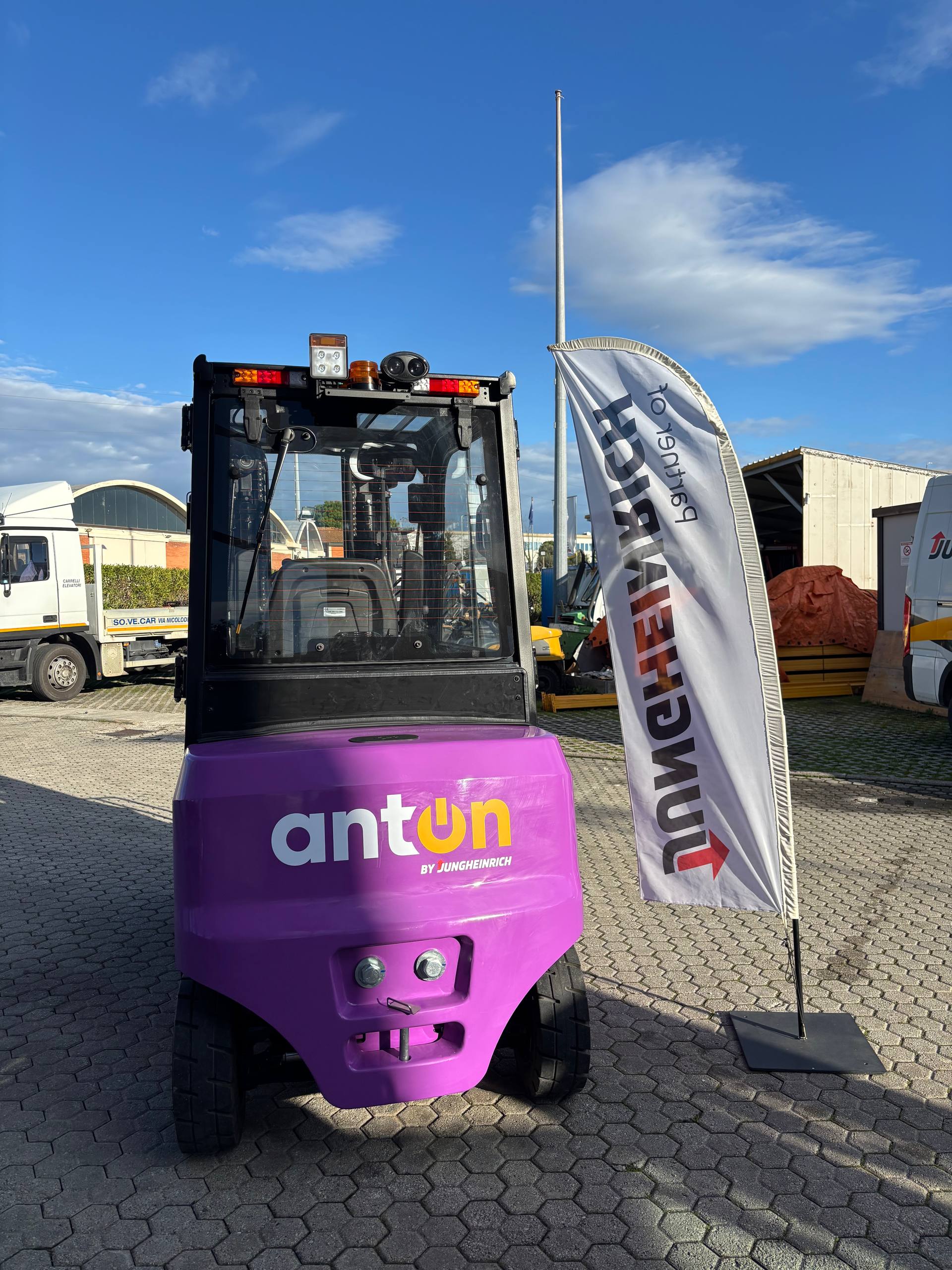 carrello elevatore Anton vista posteriore