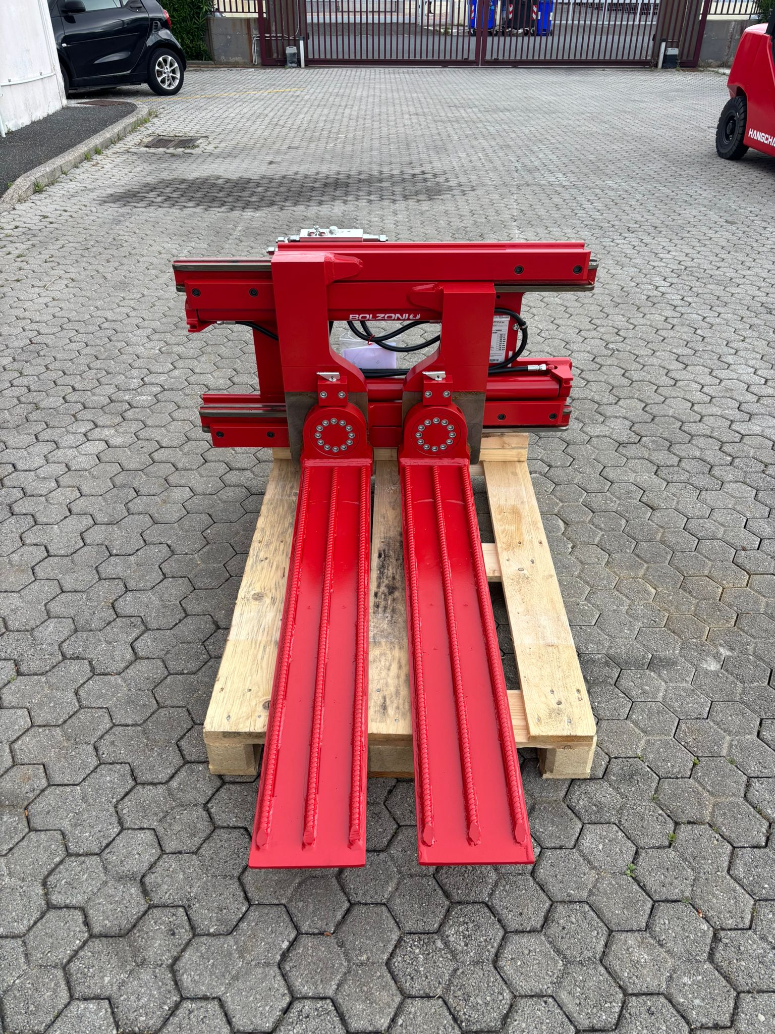 pinza forche Bolzoni vista frontale