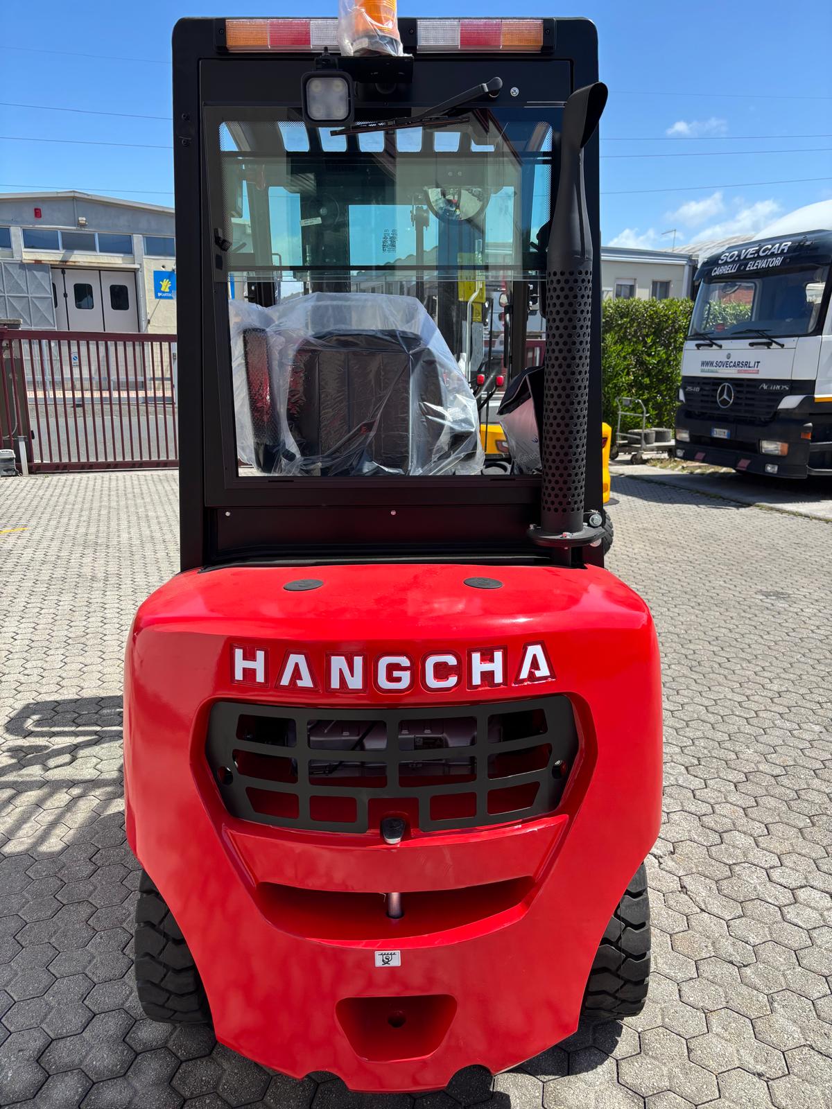 Hangcha vista posteriore